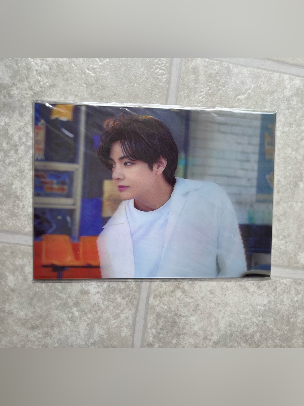 BTS 2021 V Official 3D Photo Card